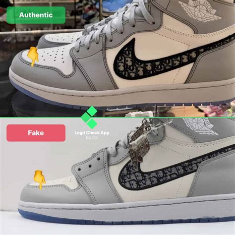 How To Spot Fake Dior Air Jordan 1 High 